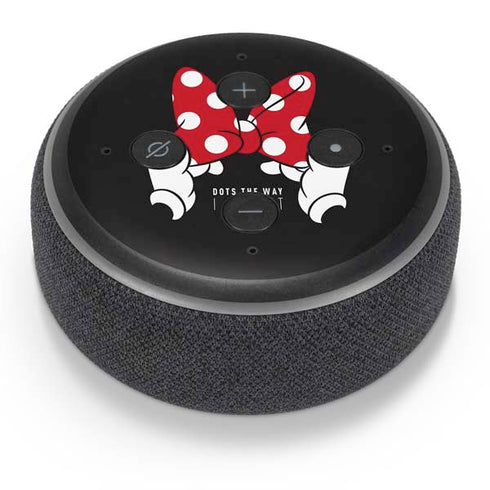 Disney Minnie Mouse Dots The Way Amazon Echo Dot Skin