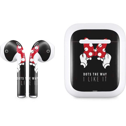 Disney Minnie Mouse Dots The Way Apple AirPods Skin