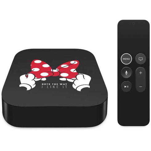 Disney Minnie Mouse Dots The Way Apple TV Skin