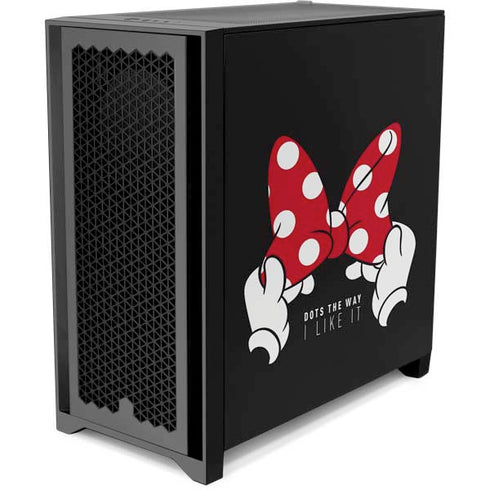 Disney Minnie Mouse Dots The Way Corsair 4000D Tempered Glass Mid-Tower ATX Case Skin