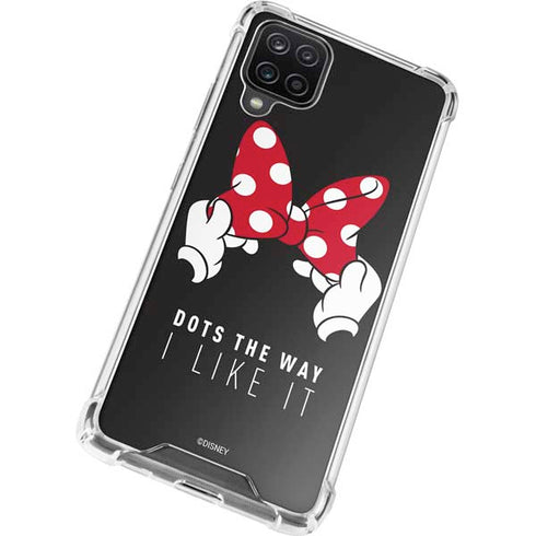 Disney Minnie Mouse Dots The Way Galaxy A12 Clear Case