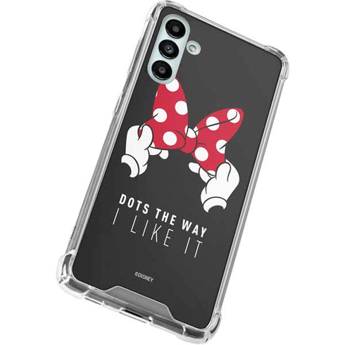 Disney Minnie Mouse Dots The Way Galaxy A13 5G Clear Case