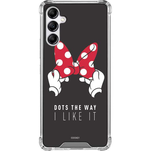 Disney Minnie Mouse Dots The Way Galaxy A14 5G Clear Case