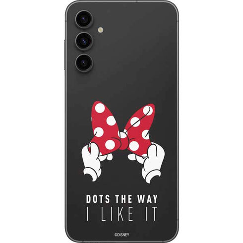Disney Minnie Mouse Dots The Way Galaxy A14 5G Skin