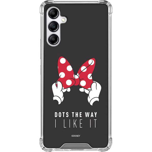 Disney Minnie Mouse Dots The Way Galaxy A15 5G Clear Case