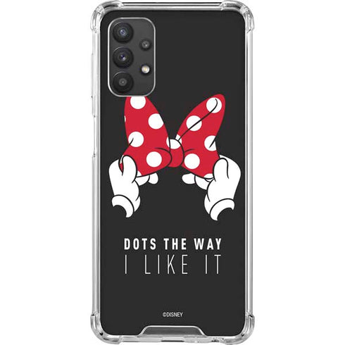 Disney Minnie Mouse Dots The Way Galaxy A32 5G Clear Case