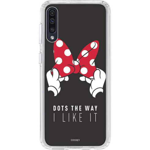 Disney Minnie Mouse Dots The Way Galaxy A50 Clear Case