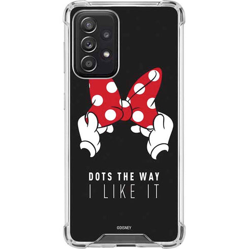 Disney Minnie Mouse Dots The Way Galaxy A52 5G Clear Case
