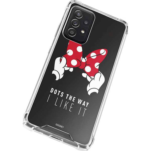 Disney Minnie Mouse Dots The Way Galaxy A52 5G Clear Case