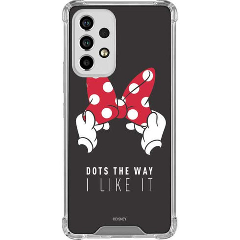 Disney Minnie Mouse Dots The Way Galaxy A53 5G Clear Case
