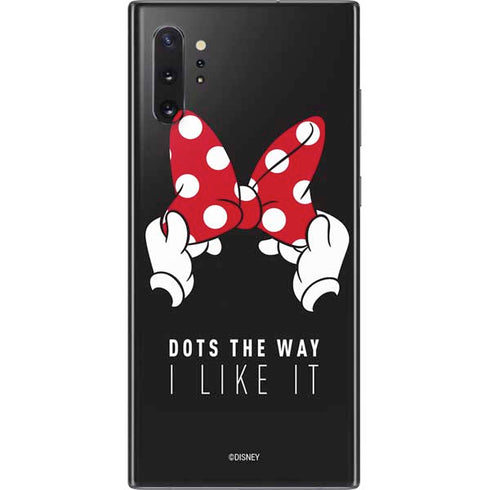Disney Minnie Mouse Dots The Way Galaxy Note 10 Plus Skin