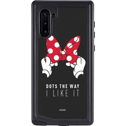 Disney Minnie Mouse Dots The Way Galaxy Note 10 Waterproof Case
