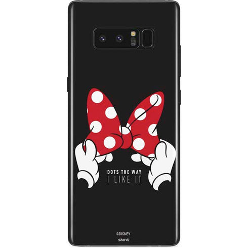 Disney Minnie Mouse Dots The Way Galaxy Note 8 Skin