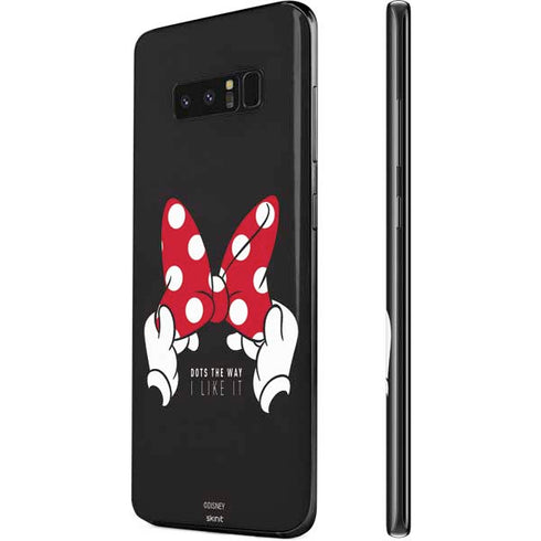 Disney Minnie Mouse Dots The Way Galaxy Note 8 Skin