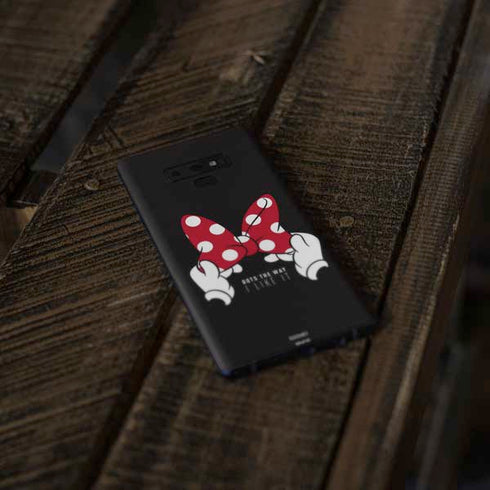Disney Minnie Mouse Dots The Way Galaxy Note 9 Skin