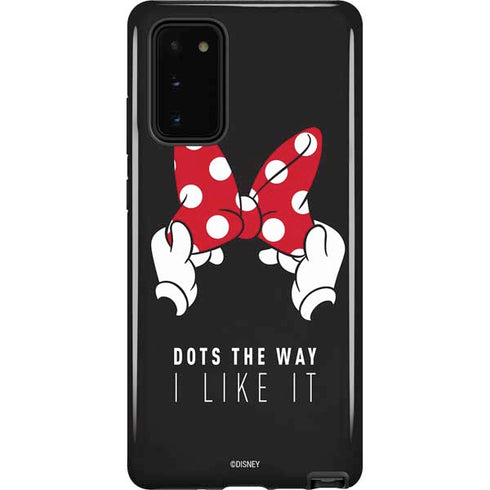 Disney Minnie Mouse Dots The Way Galaxy Note20 5G Pro Case