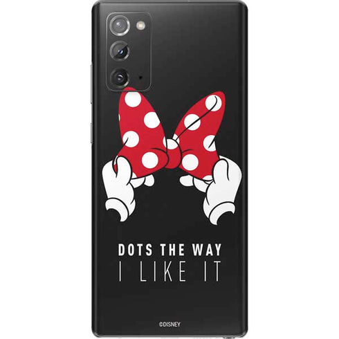 Disney Minnie Mouse Dots The Way Galaxy Note20 5G Skin