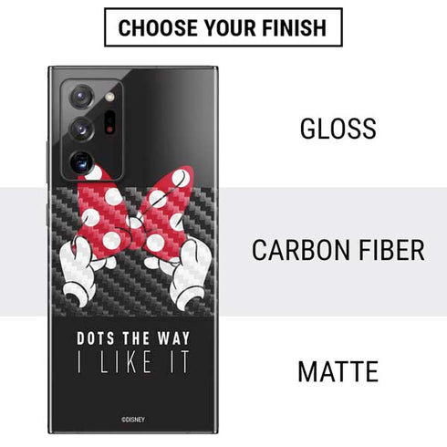Disney Minnie Mouse Dots The Way Galaxy Note20 Ultra 5G Skin