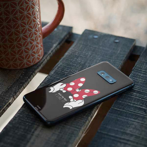 Disney Minnie Mouse Dots The Way Galaxy S10e Skin