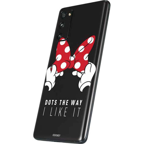 Disney Minnie Mouse Dots The Way Galaxy S20 Fan Edition Skin