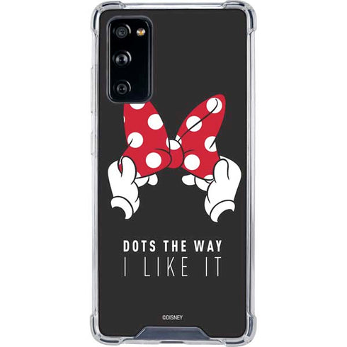 Disney Minnie Mouse Dots The Way Galaxy S20 FE Clear Case