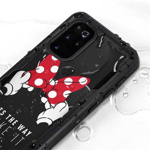 Disney Minnie Mouse Dots The Way Galaxy S20 Plus Waterproof Case