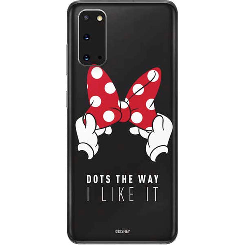 Disney Minnie Mouse Dots The Way Galaxy S20 Skin