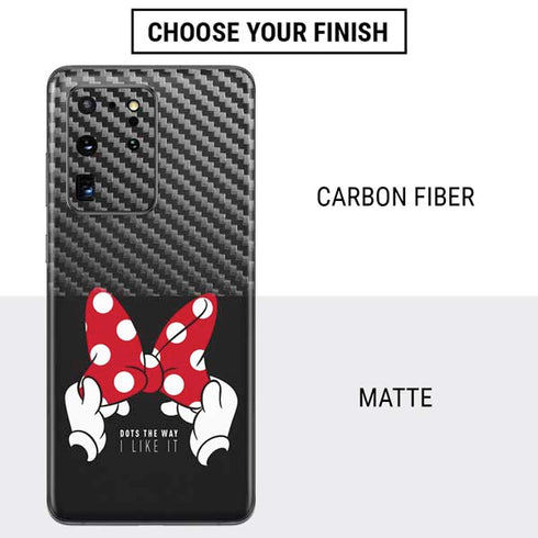 Disney Minnie Mouse Dots The Way Galaxy S20 Ultra 5G Skin