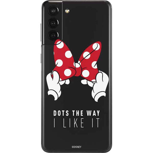 Disney Minnie Mouse Dots The Way Galaxy S21 Plus 5G Skin