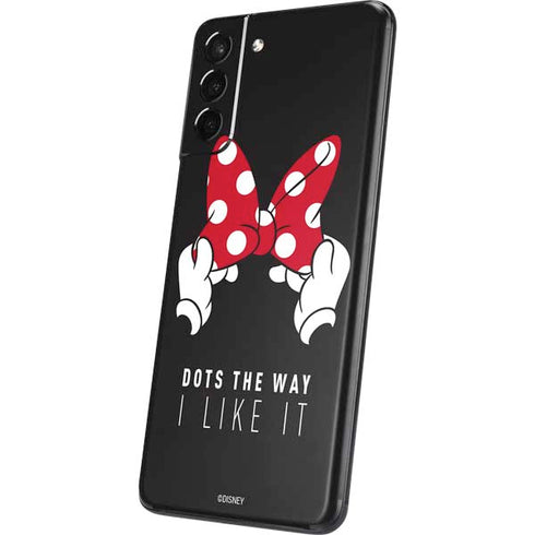 Disney Minnie Mouse Dots The Way Galaxy S21 Plus 5G Skin