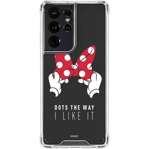 Disney Minnie Mouse Dots The Way Galaxy S21 Ultra 5G Clear Case