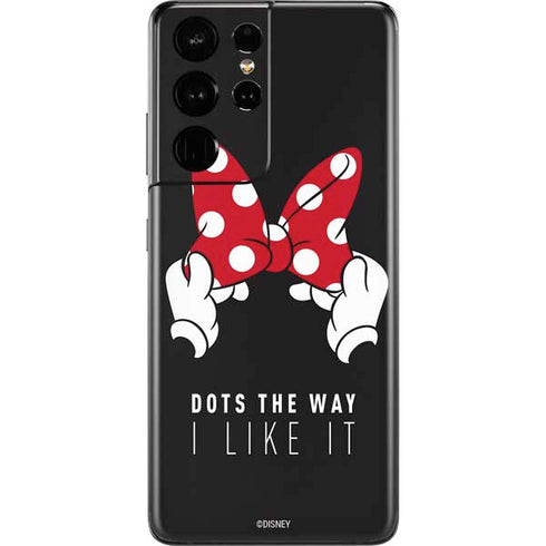 Disney Minnie Mouse Dots The Way Galaxy S21 Ultra 5G Skin