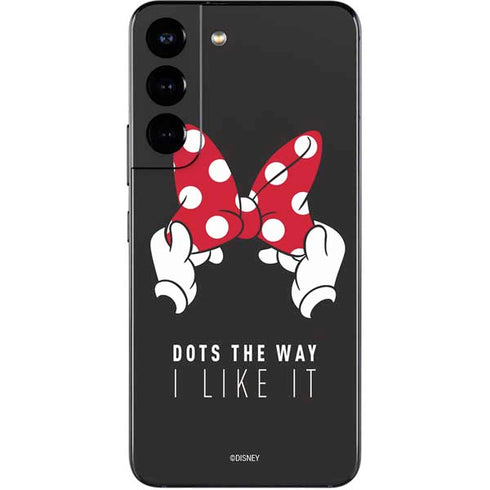Disney Minnie Mouse Dots The Way Galaxy S22 Skin