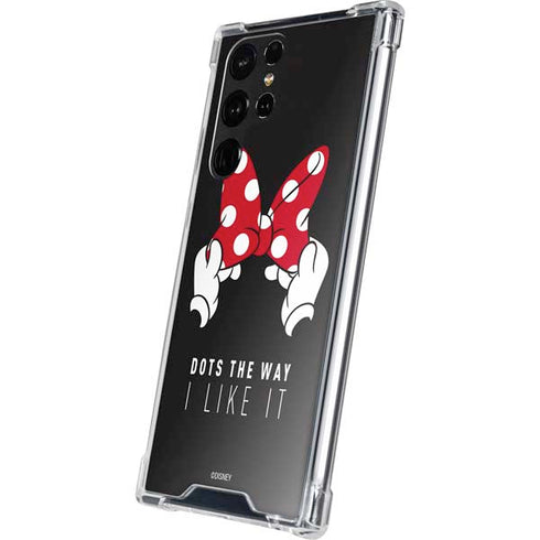 Disney Minnie Mouse Dots The Way Galaxy S22 Ultra Clear Case