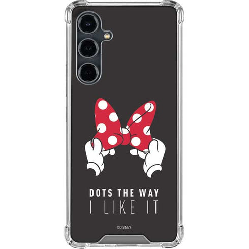Disney Minnie Mouse Dots The Way Galaxy S23 FE Clear Case