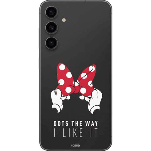 Disney Minnie Mouse Dots The Way Galaxy S23 FE Skin