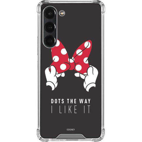 Disney Minnie Mouse Dots The Way Galaxy S23 Plus Clear Case