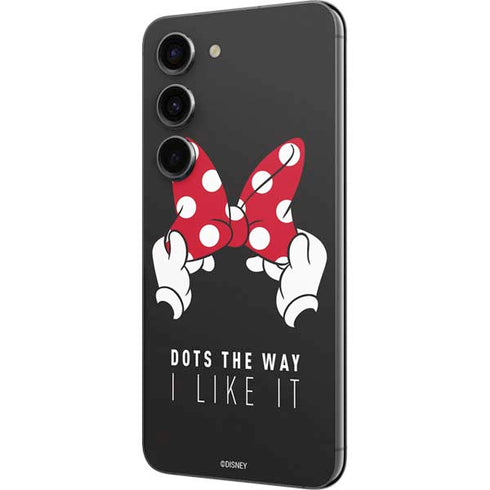 Disney Minnie Mouse Dots The Way Galaxy S23 Skin