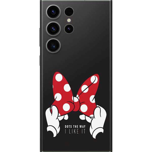 Disney Minnie Mouse Dots The Way Galaxy S23 Ultra Skin