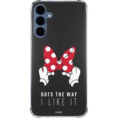 Disney Minnie Mouse Dots The Way Galaxy S24 Clear Case