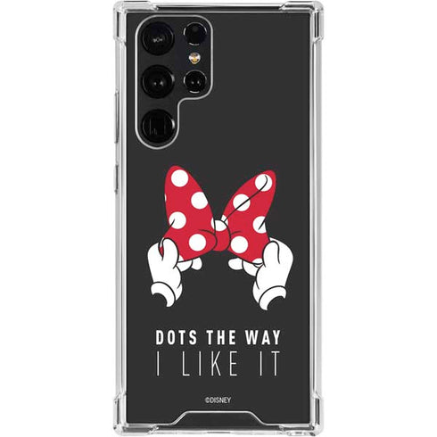 Disney Minnie Mouse Dots The Way Galaxy S24 Ultra Clear Case