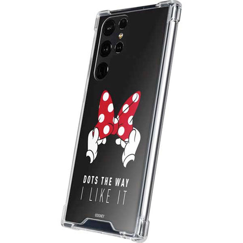 Disney Minnie Mouse Dots The Way Galaxy S24 Ultra Clear Case