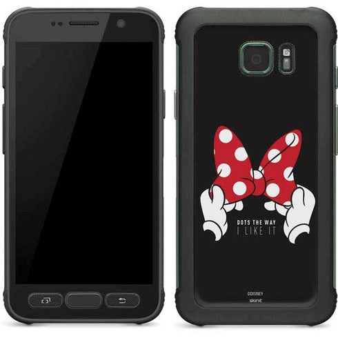 Disney Minnie Mouse Dots The Way Galaxy S7 Active Skin