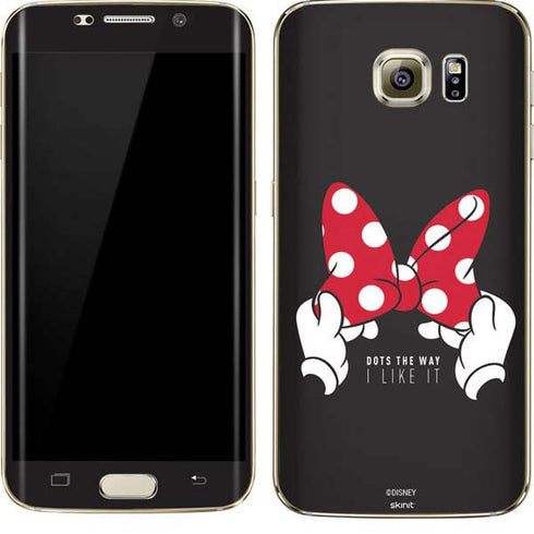 Disney Minnie Mouse Dots The Way Galaxy S7 Edge Skin