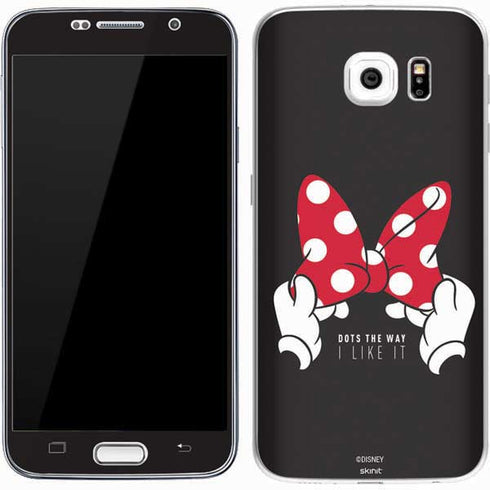 Disney Minnie Mouse Dots The Way Galaxy S7 Skin
