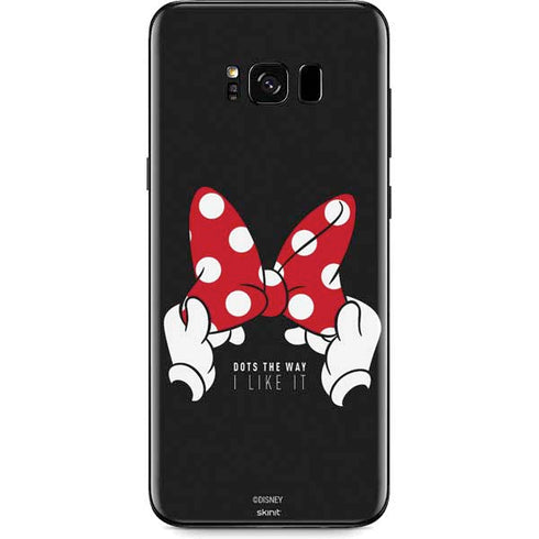 Disney Minnie Mouse Dots The Way Galaxy S8 Plus Skin