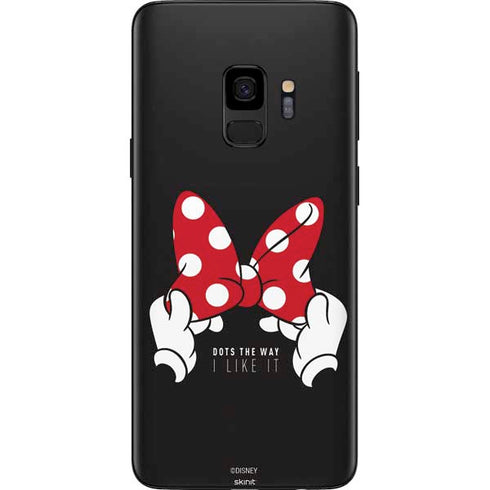 Disney Minnie Mouse Dots The Way Galaxy S9 Skin