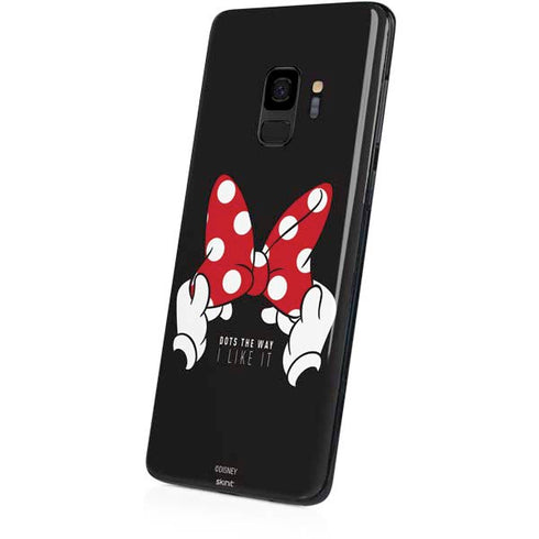 Disney Minnie Mouse Dots The Way Galaxy S9 Skin