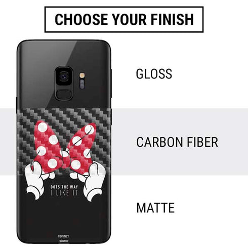 Disney Minnie Mouse Dots The Way Galaxy S9 Skin