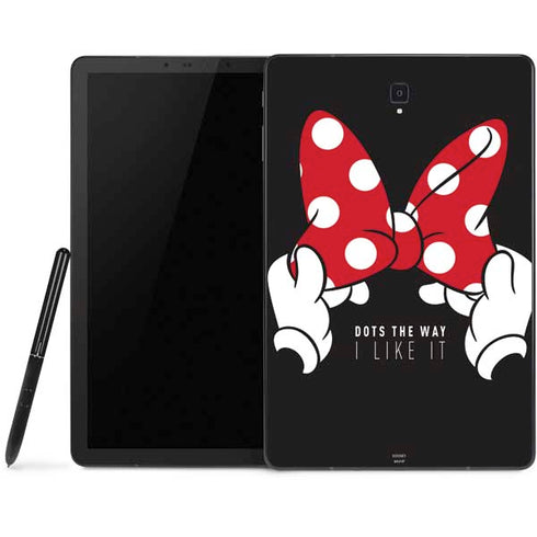 Disney Minnie Mouse Dots The Way Samsung Galaxy Tab Skin